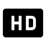 Hd Filled SVG Icon
